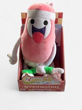 Blizzard Overwatch Yachemon Plush Pink White Original Packaging